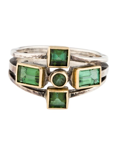 Steven Battelle 1.64ctw Tourmaline Cocktail Ring