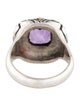 Steven Battelle Two-Tone Amethyst Cocktail Ring
