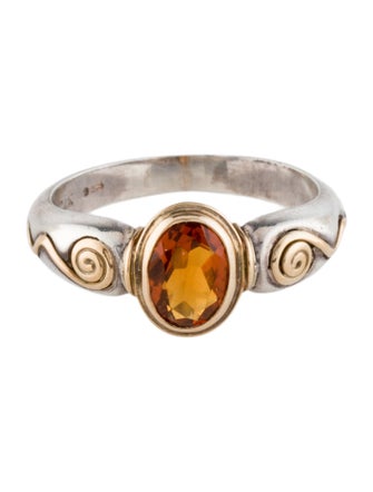 Steven Battelle Topaz Cocktail Ring