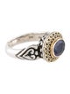 Steven Battelle Two-Tone 1.04ct Iolite Cocktail Ring
