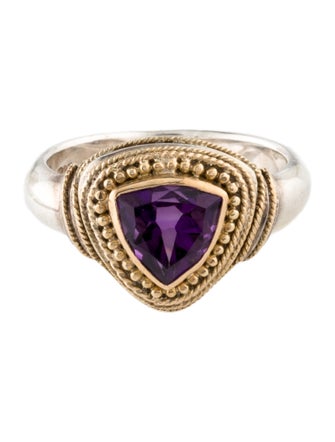 Steven Battelle 1.48ct Amethyst Cocktail Ring