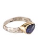 Steven Battelle Two-Tone Iolite Cocktail Ring
