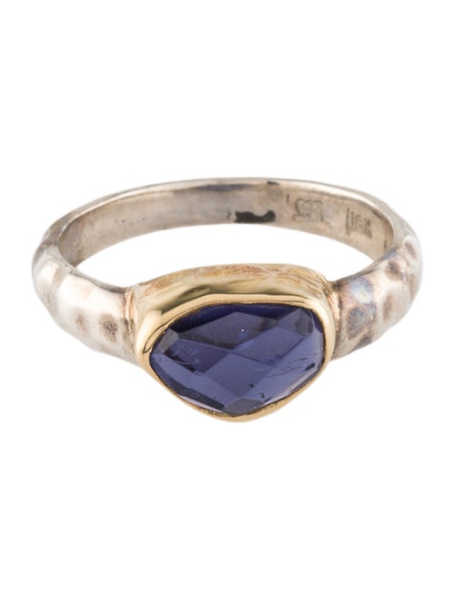 Steven Battelle Two-Tone Iolite Cocktail Ring