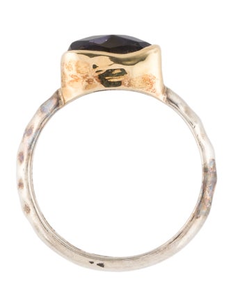 Steven Battelle Two-Tone Iolite Cocktail Ring