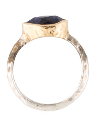Steven Battelle Two-Tone Iolite Cocktail Ring