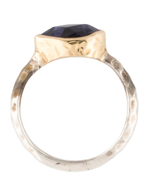 Steven Battelle Two-Tone Iolite Cocktail Ring