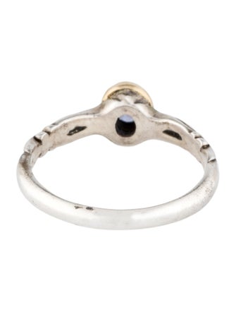 Steven Battelle Two-Tone Tanzanite Cocktail Ring