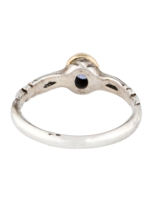 Steven Battelle Two-Tone Tanzanite Cocktail Ring
