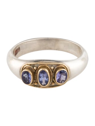 Steven Battelle Tanzanite Cocktail Ring
