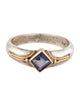 Steven Battelle Two-Tone Iolite Cocktail Ring