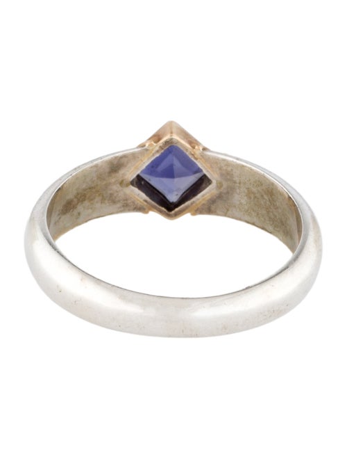 Steven Battelle Two-Tone Iolite Cocktail Ring