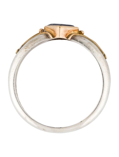 Steven Battelle Two-Tone Iolite Cocktail Ring