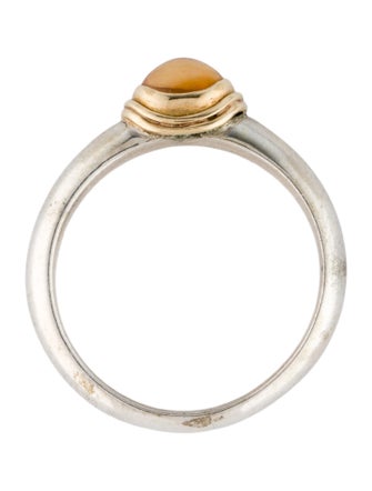 Steven Battelle Two-Tone Fire Opal Band