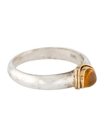 Steven Battelle Two-Tone Fire Opal Band
