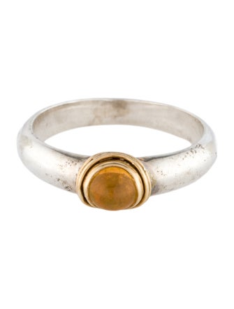 Steven Battelle Two-Tone Fire Opal Band