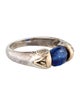 Steven Battelle Two-Tone Kyanite Cocktail Ring