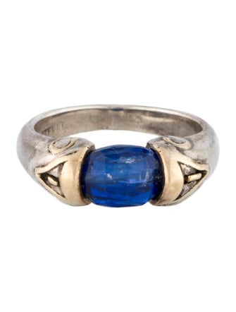 Steven Battelle Two-Tone Kyanite Cocktail Ring