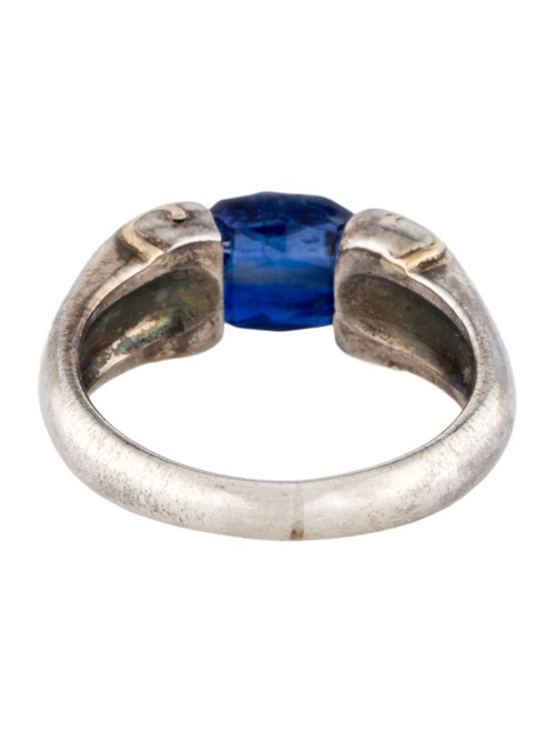 Steven Battelle Two-Tone Kyanite Cocktail Ring