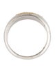 Steven Battelle Two-Tone Textured Signet Ring