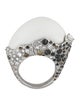 Stefan Hafner 18K Chalcedony & Diamond Cocktail Ring