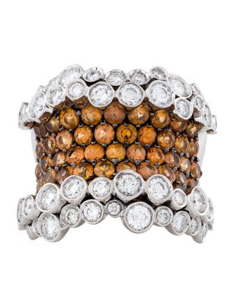 Stefan Hafner 18K Sapphire & Diamond Cocktail Ring