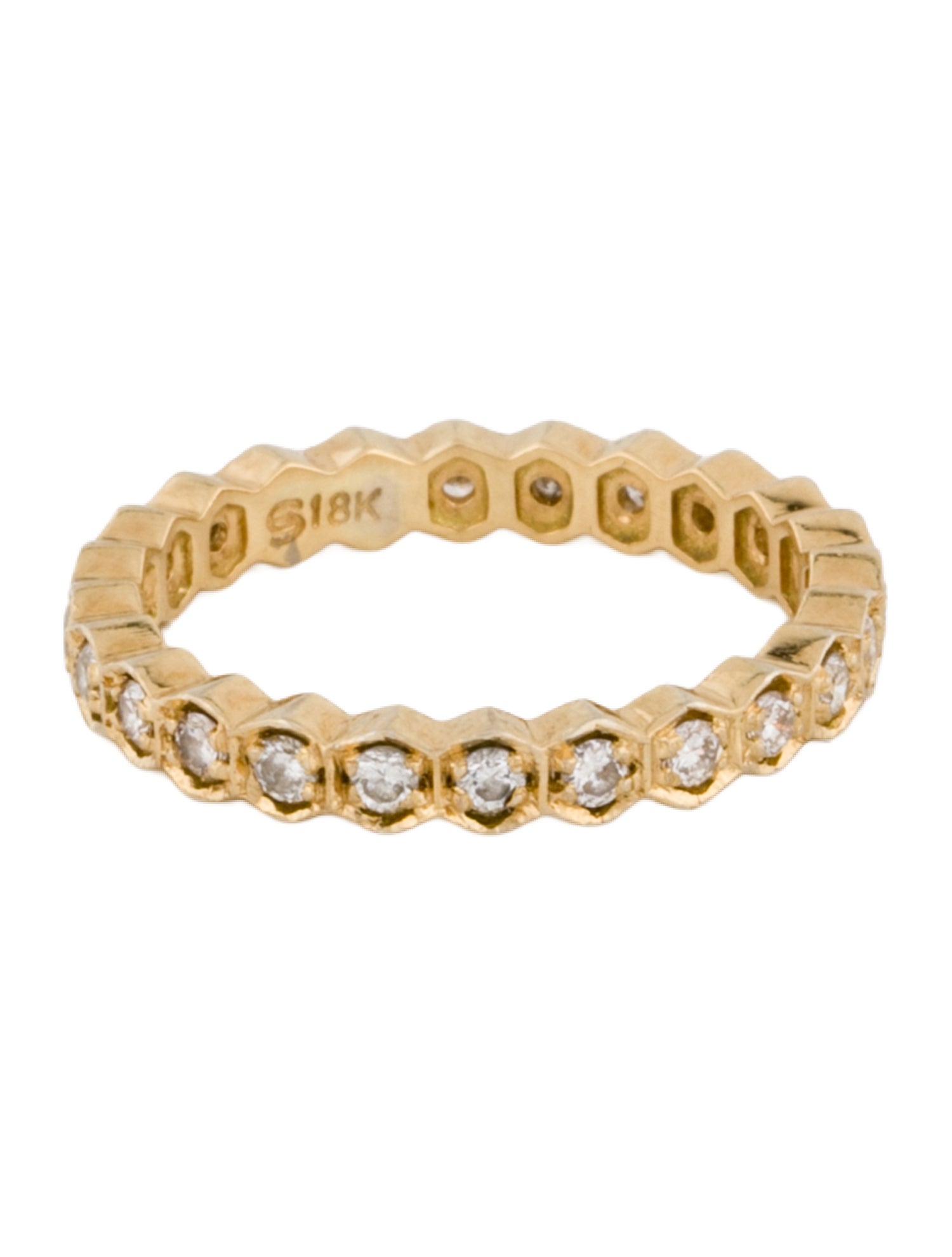 Sethi Couture 18K Diamond Honeycomb Ring
