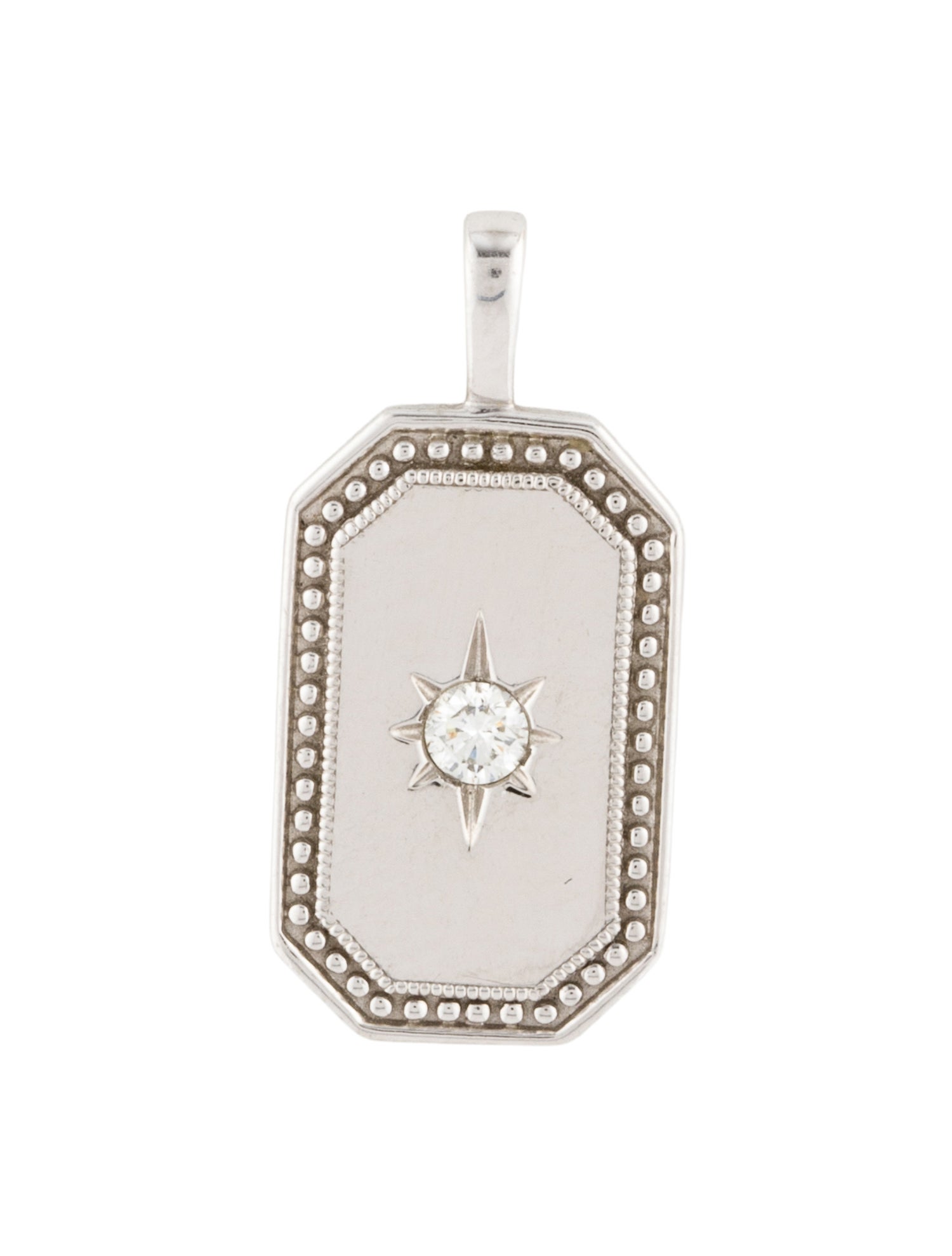Sethi Couture 18K Diamond P.S. Celeste Large Tag Charm