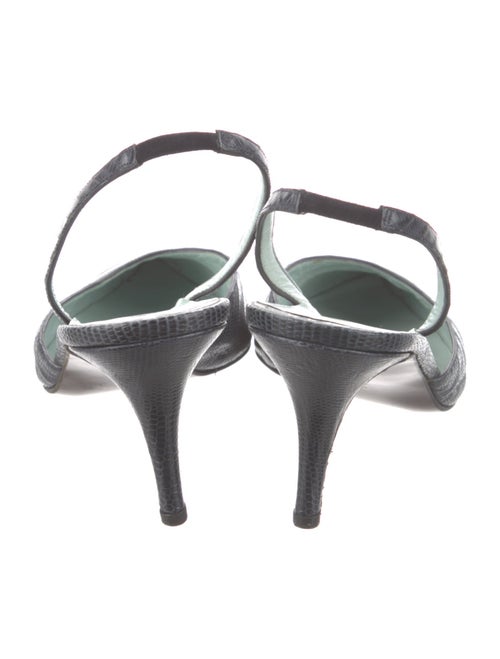 Walter Steiger Leather Printed Slingback Pumps