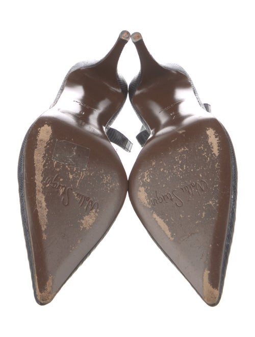 Walter Steiger Leather Printed Slingback Pumps