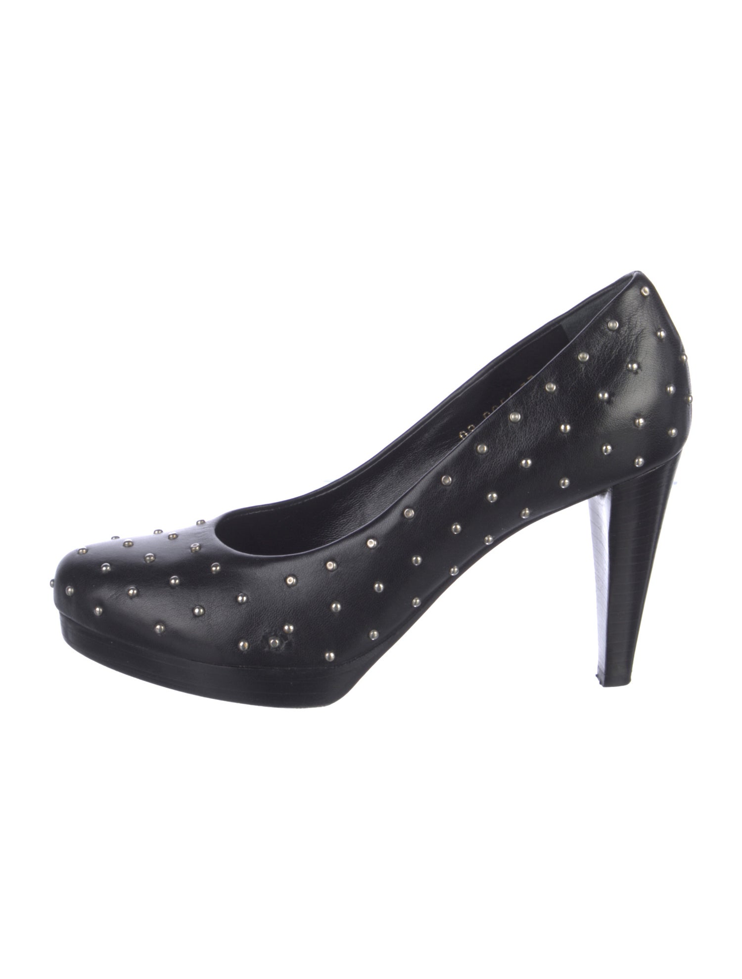 Walter Steiger Leather Studded Accents Pumps