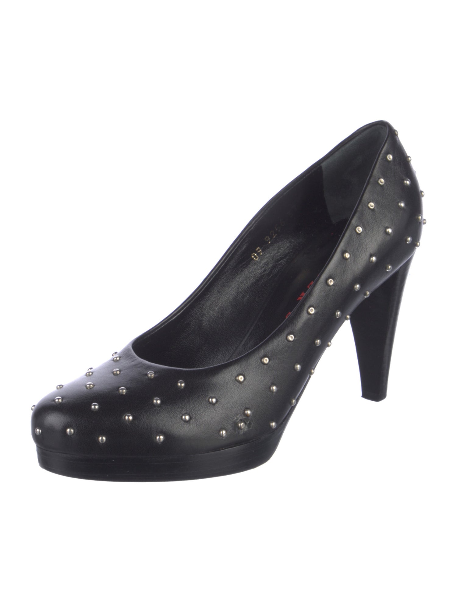 Walter Steiger Leather Studded Accents Pumps