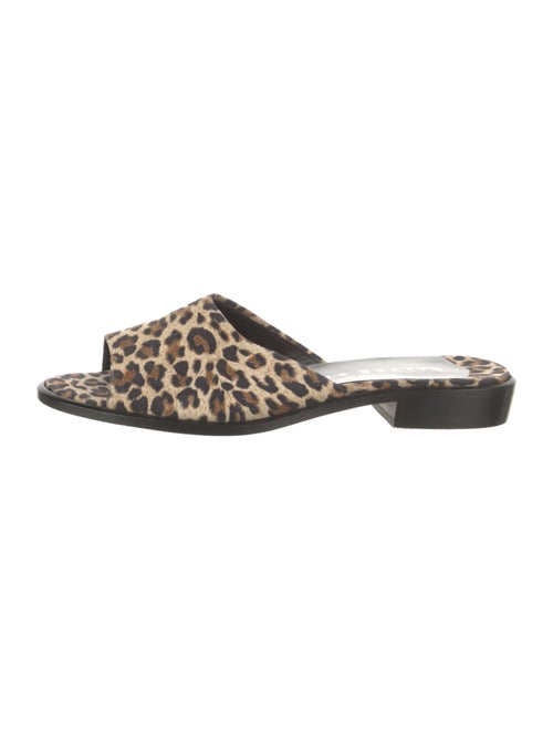 Walter Steiger Ponyhair Animal Print Slides