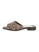Walter Steiger Ponyhair Animal Print Slides