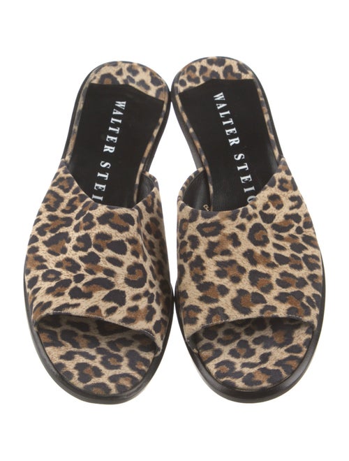 Walter Steiger Ponyhair Animal Print Slides