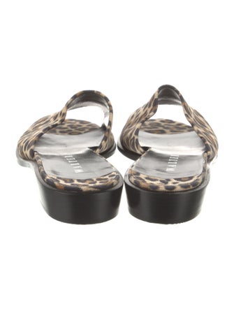 Walter Steiger Ponyhair Animal Print Slides