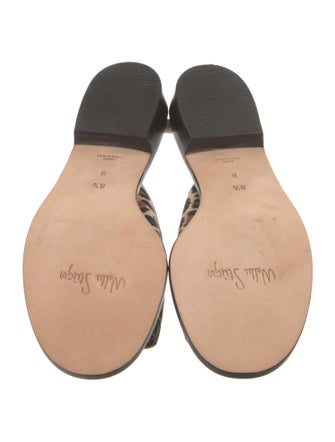 Walter Steiger Ponyhair Animal Print Slides