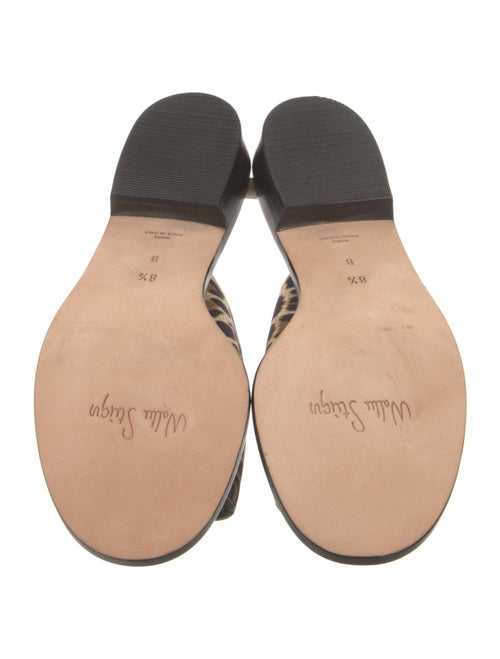 Walter Steiger Ponyhair Animal Print Slides