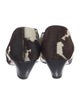 Walter Steiger Ponyhair Animal Print Mules