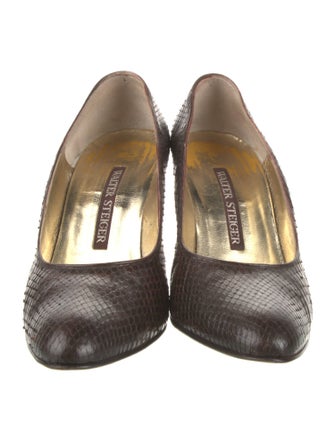 Walter Steiger Snakeskin Pumps