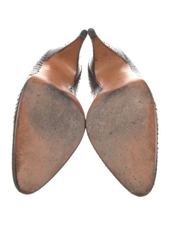 Walter Steiger Snakeskin Pumps