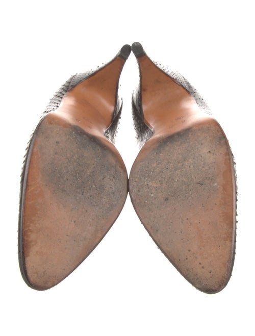 Walter Steiger Snakeskin Pumps