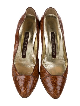 Walter Steiger Leather Printed Pumps
