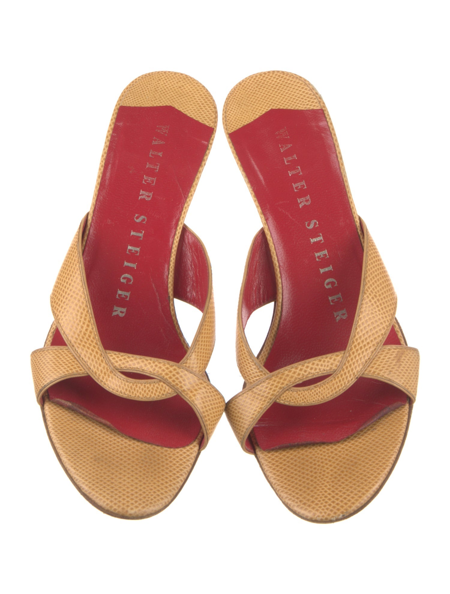 Walter Steiger Leather Printed Slides