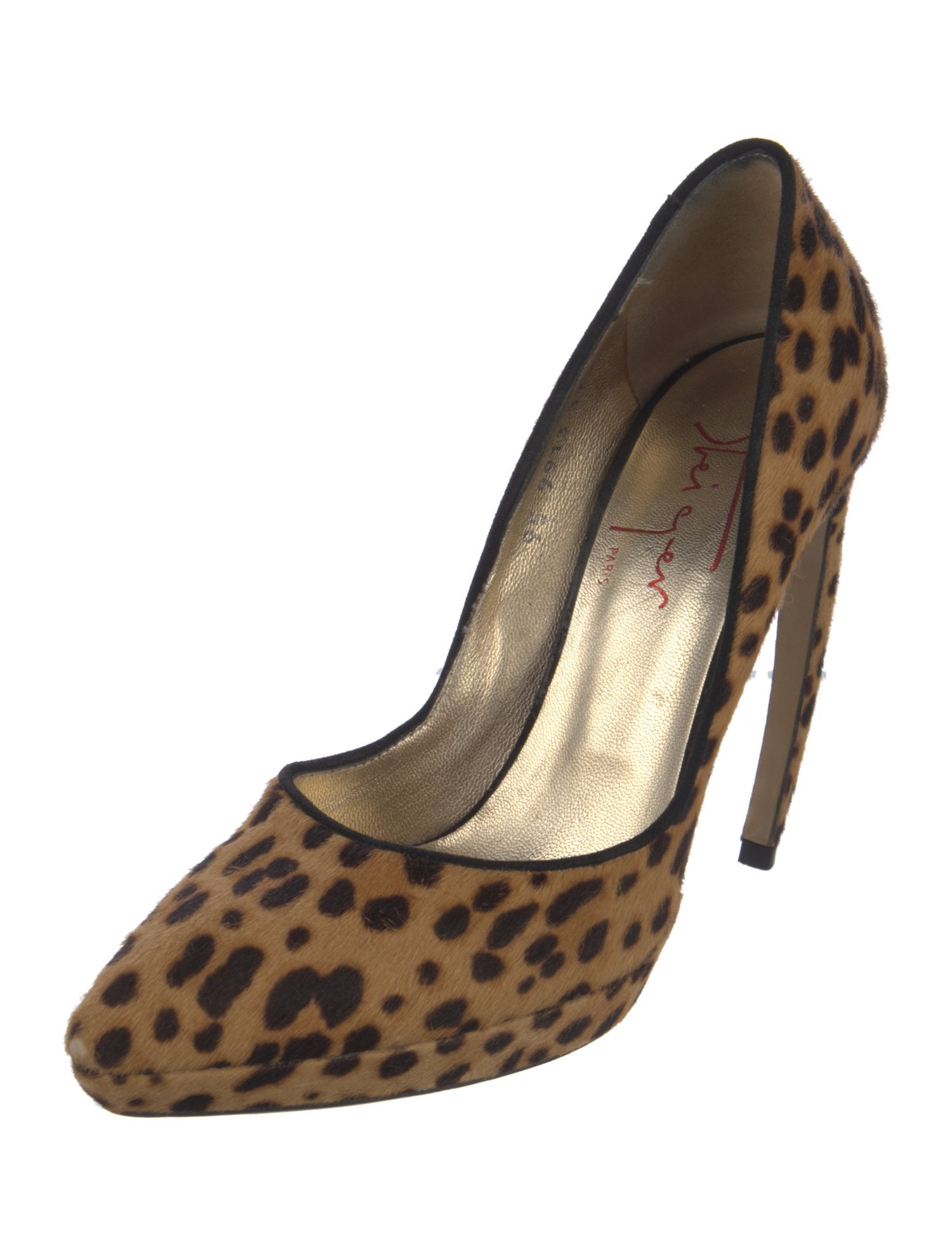 Walter Steiger Ponyhair Printed Pumps