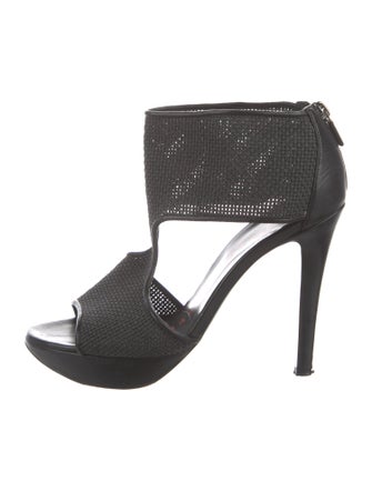 Walter Steiger Raffia T-Strap Sandals