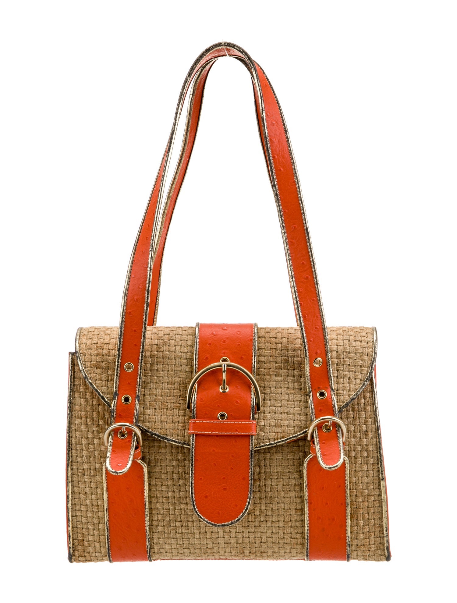 Walter Steiger Raffia Shoulder Bag