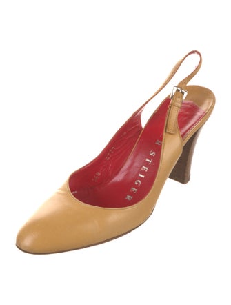 Walter Steiger Leather Slingback Pumps