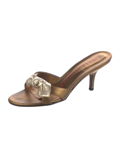 Walter Steiger Patent Leather Slides