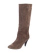 Walter Steiger Suede Colorblock Pattern Boots