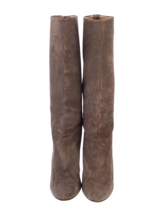 Walter Steiger Suede Colorblock Pattern Boots